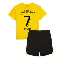Borussia Dortmund Giovanni Reyna #7 Replica Home Minikit 2023-24 Short Sleeve (+ pants)